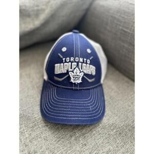 NHL Toronto Maple Leafs Trucker Hat Youth One Size Embroidered Logo Adjustable